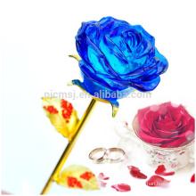 Home Decoration Flowers Creative Valentine' s Day Gift Crystal Rose Flower